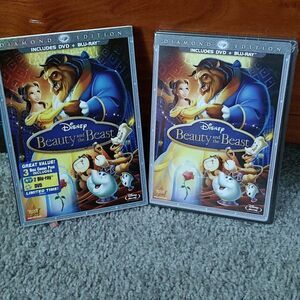 Beauty and The Beast Diamond Edition 3 disc Combo 2 blu ray + DVD  NEW Sealed